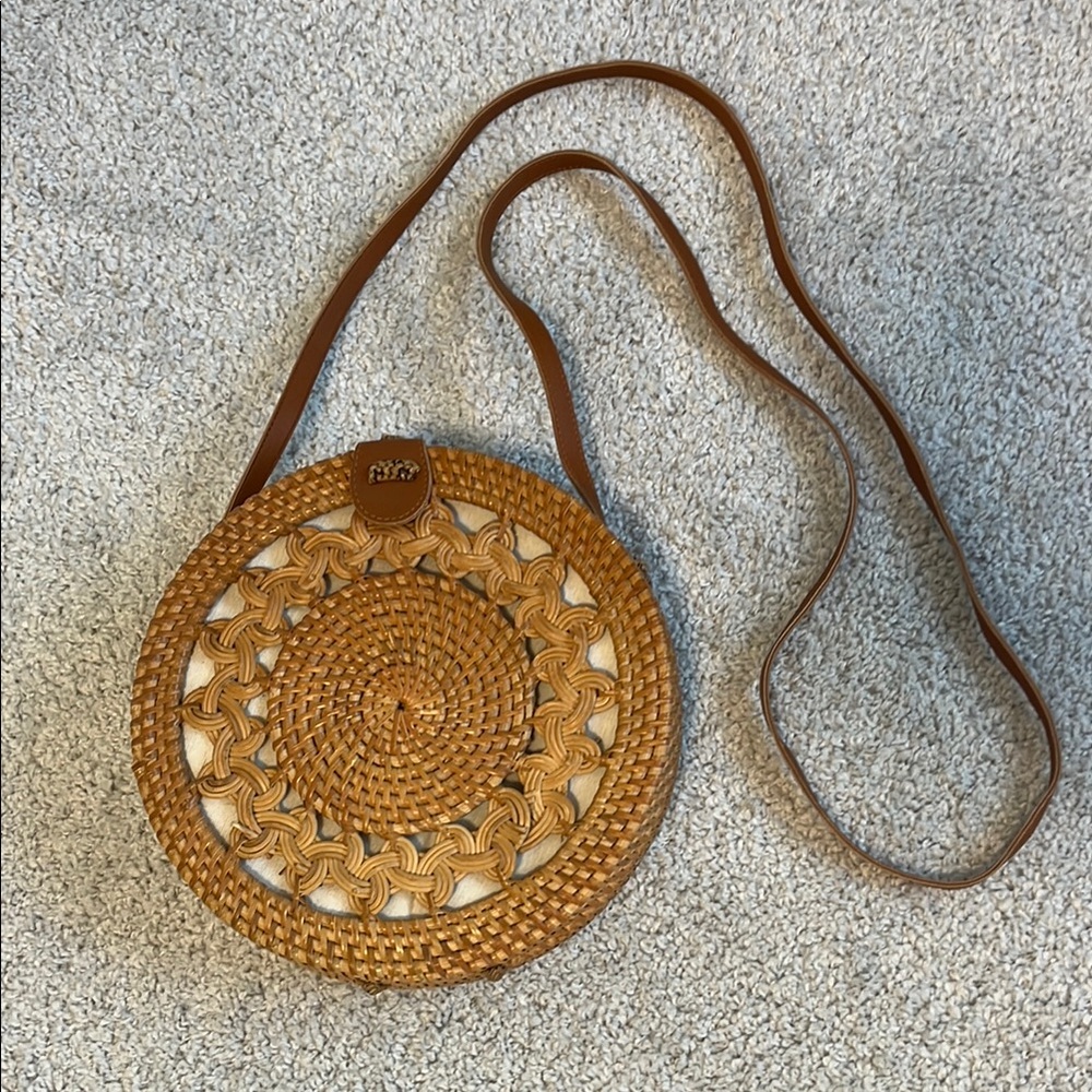 Rattan Purse